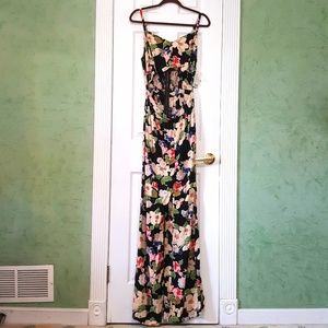 Kimchi Blue Floral Cutout Romper